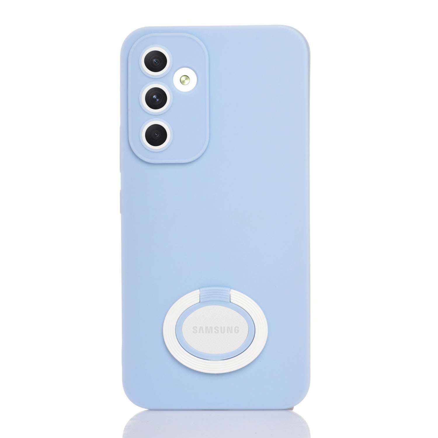 Maskica za Samsung Galaxy A54  "Ring Color Case" - Svijetlo plava / bijela