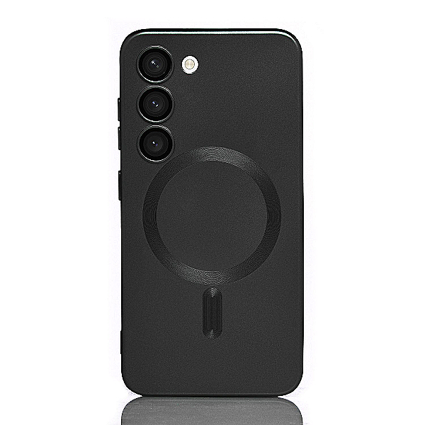 Maskica za Samsung Galaxy S21 "Metalic Magnet Case" - Crna