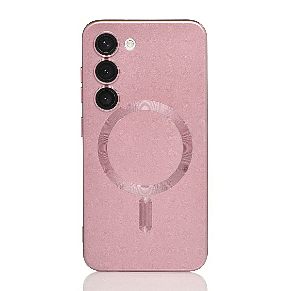 Maskica za Samsung Galaxy S21 "Metalic Magnet Case" - Roza