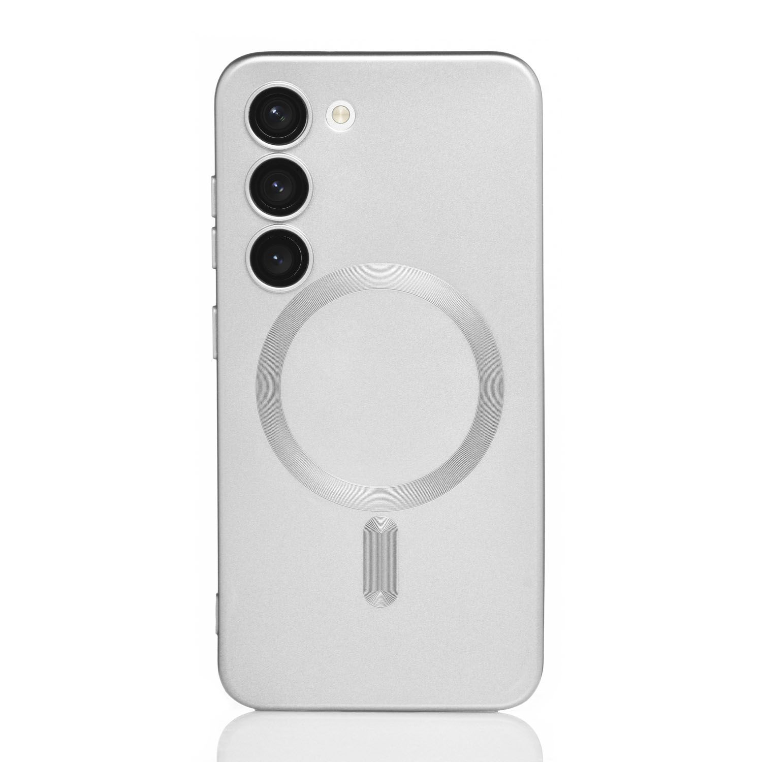 Maskica za Samsung Galaxy S23+ "Metalic Magnet Case" - Srebrna Maskica za Samsung Galaxy S23+ "Metalic Magnet Case" - Srebrna