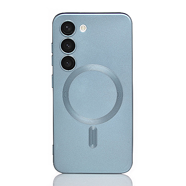 Maskica za Samsung Galaxy S21 "Metalic Magnet Case" - Svijetlo plava