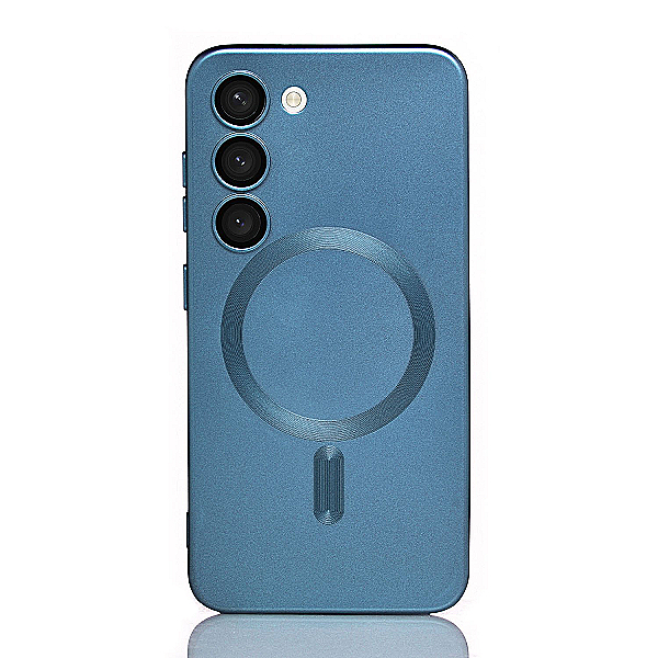 Maskica za Samsung Galaxy S21 "Metalic Magnet Case" - Tamno plava