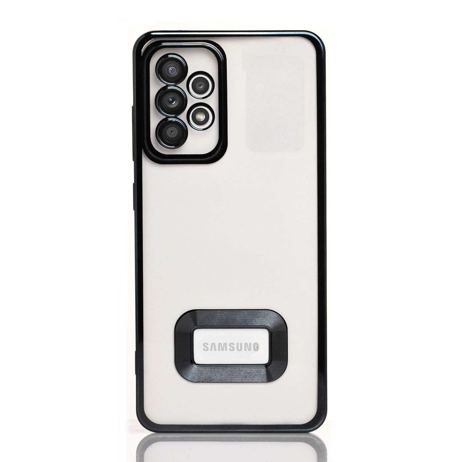 Maskica za Samsung Galaxy A13 (4G) / A23 / A32 5G "Elegant Transparent Case" - Crna