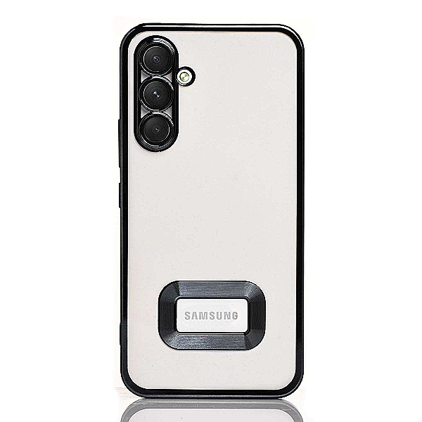 Maskica za Samsung Galaxy A54 "Elegant Transparent Case" - Crna