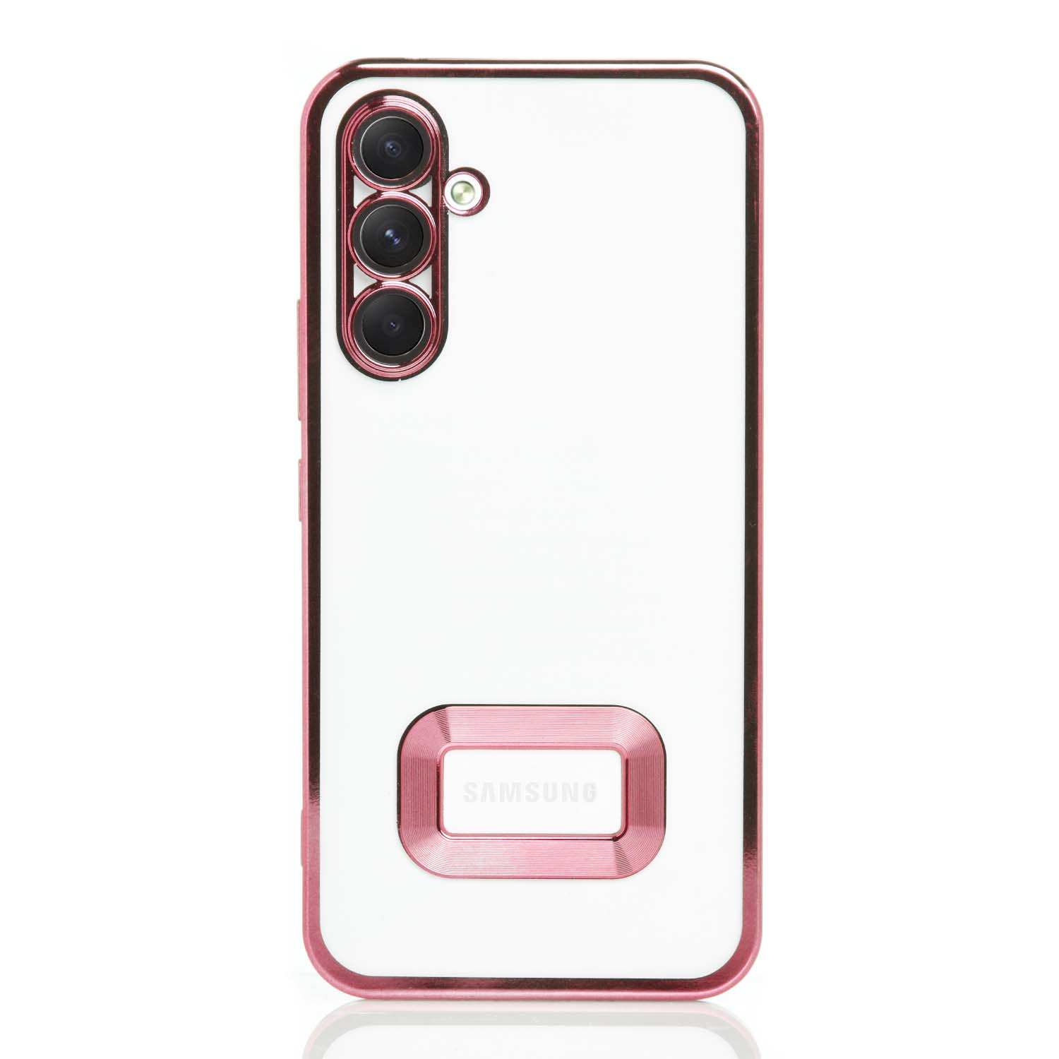 Maskica za Samsung Galaxy A54 "Elegant Transparent Case" - Roza