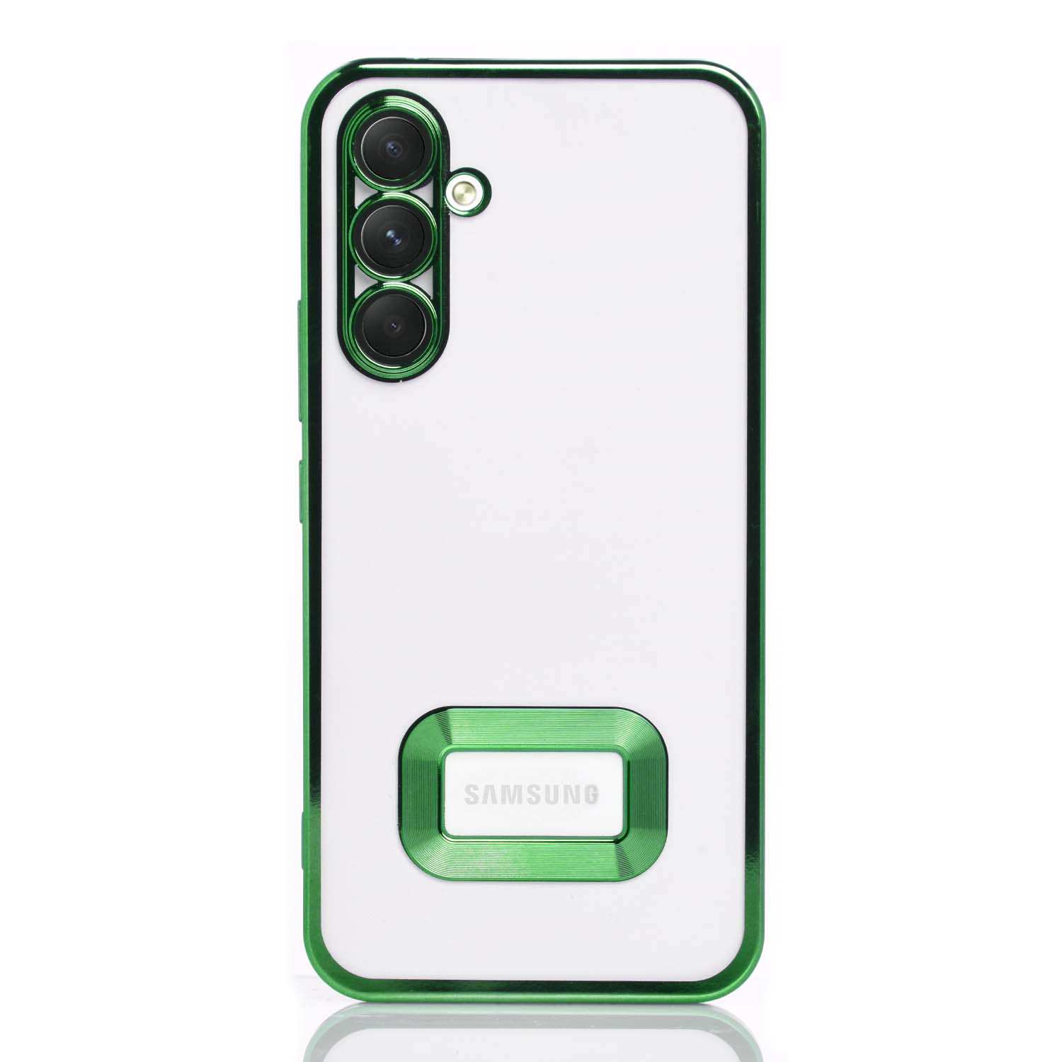 Maskica za Samsung Galaxy A54 "Elegant Transparent Case" - Zelena