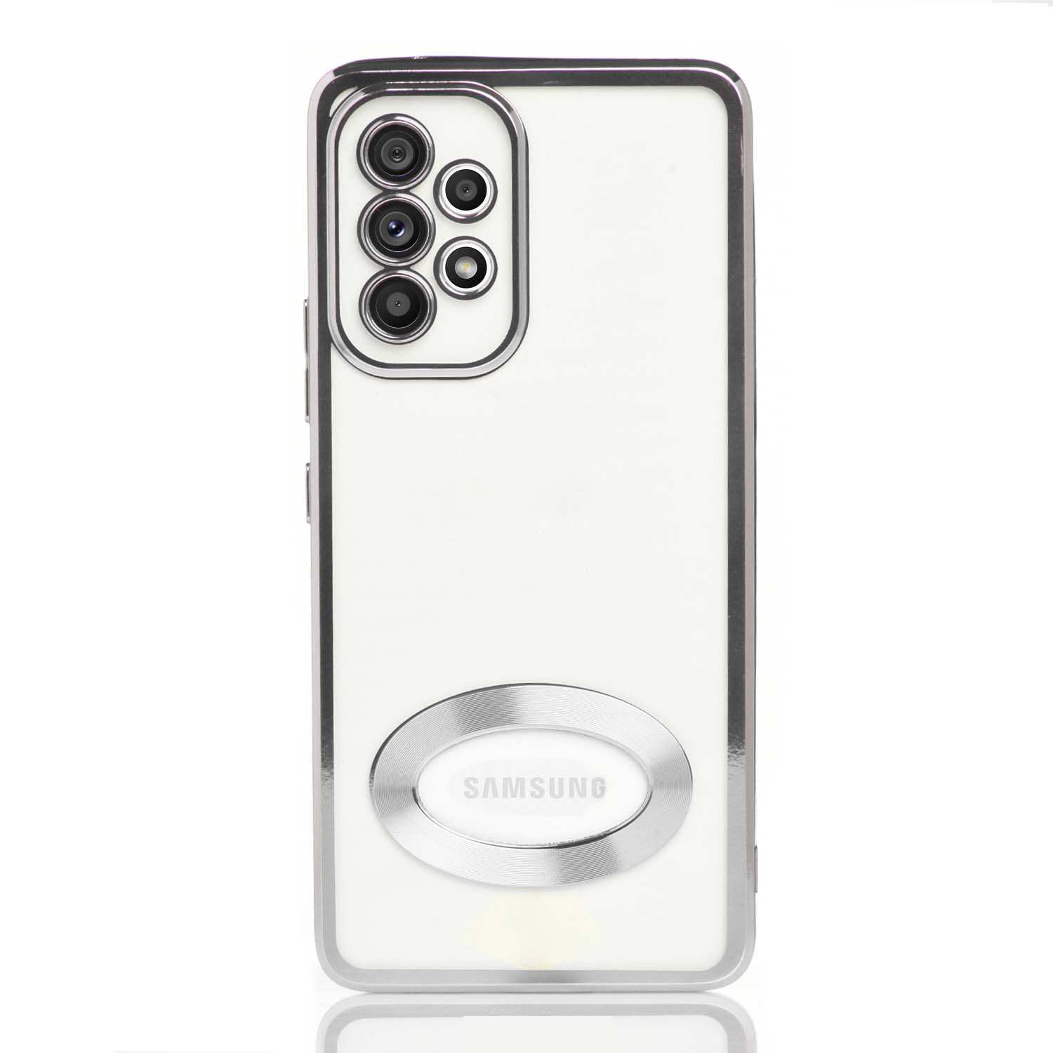 Maskica za Samsung Galaxy A13 (4G) / A23 / A32 5G "Elegant Transparent Case" - Srebrna #2