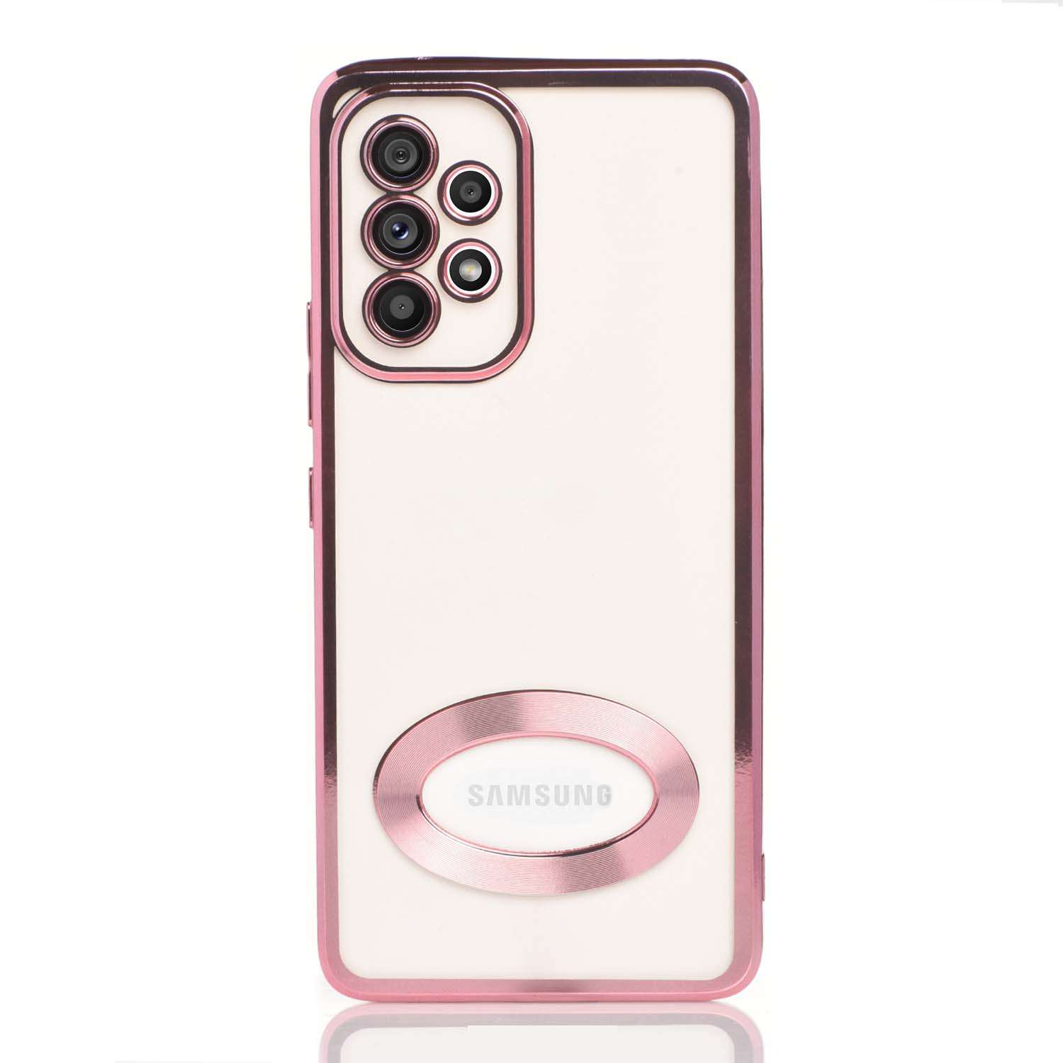 Maskica za Samsung Galaxy A53 5G "Elegant Transparent Case" - Roza #2
