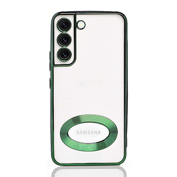 Maskica za Samsung Galaxy S22 "Elegant Transparent Case" - Zelena #2