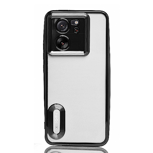 Maskica za Xiaomi 13T / 13T Pro "Elegant Transparent Case" - Crna