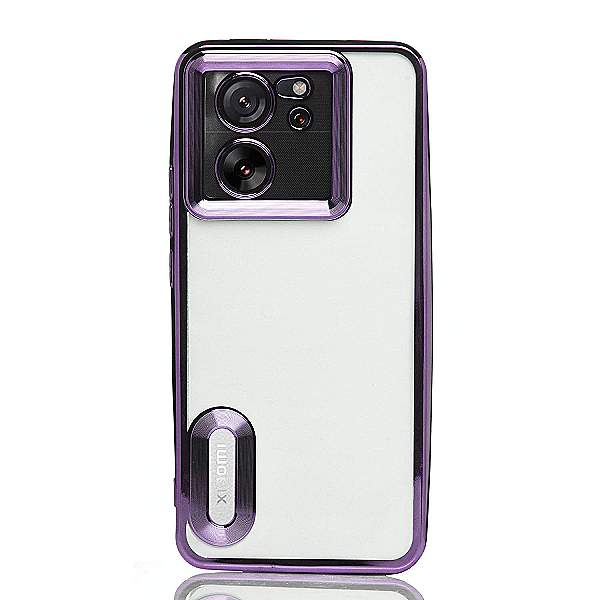 Maskica za Xiaomi 13T / 13T Pro "Elegant Transparent Case" - Ljubičasta