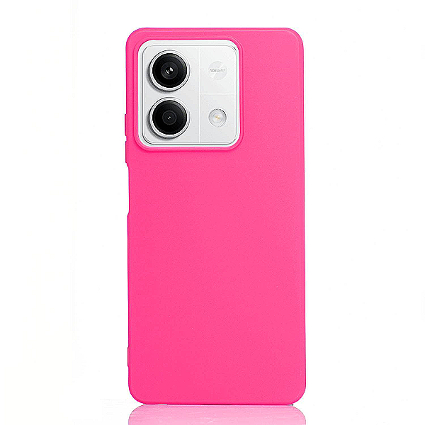 Maskica za Xiaomi Redmi Note 13 (4G) "Back To Basics" - Fluorescentno roza
