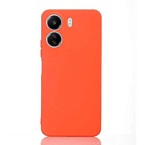 Maskica za Xiaomi Redmi 14C "One Color Rhapsody" - Fluorescentno narančasta