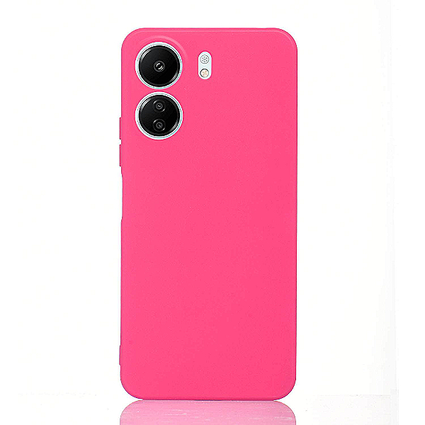 Maskica za Xiaomi Redmi 14C "One Color Rhapsody" - Fluorescentno roza