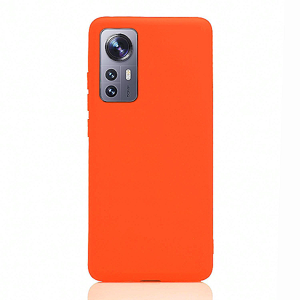 Maskica za Xiaomi Redmi Note 12S "One Color Rhapsody" - Fluorescentno narančasta
