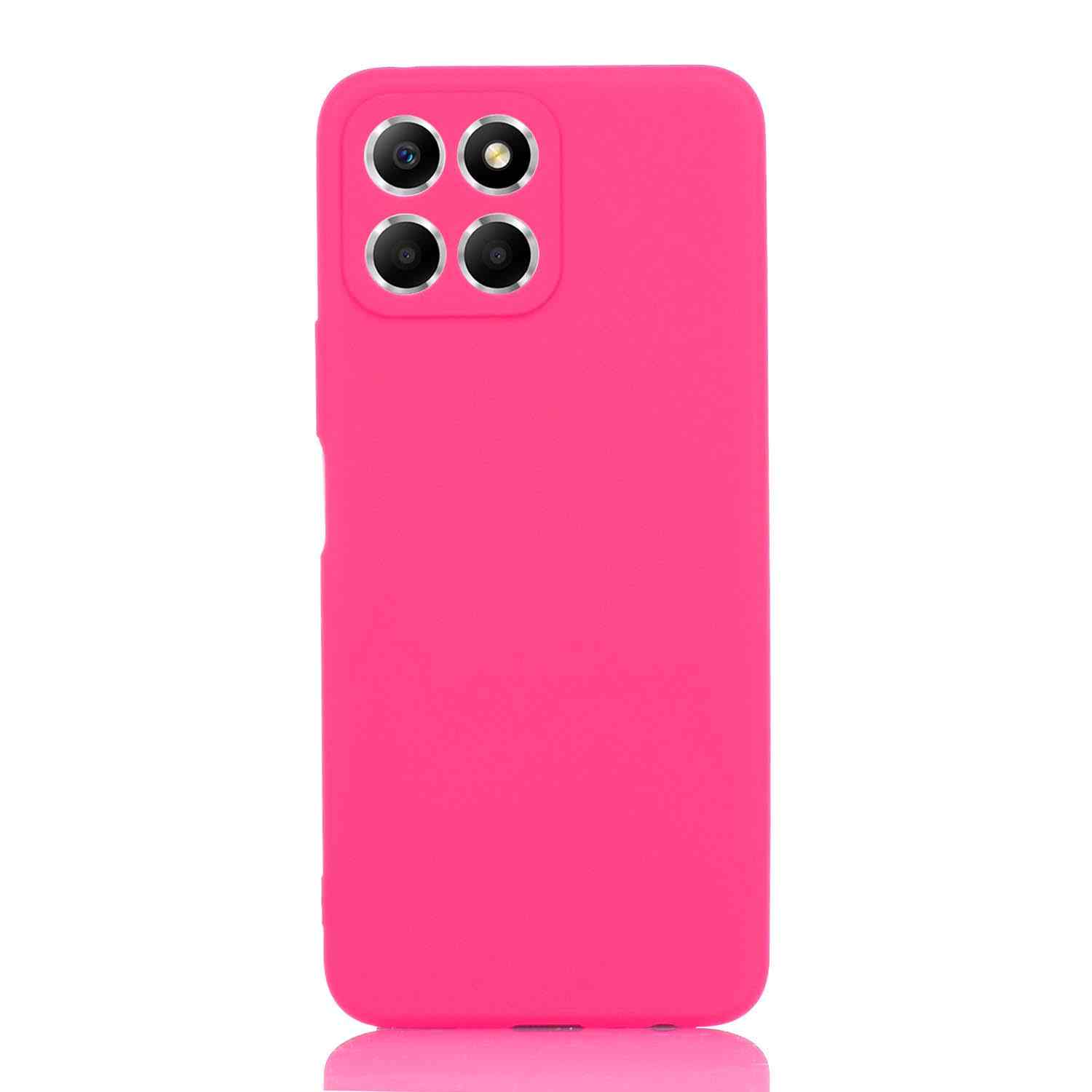 Maskica za Honor X6 / Honor 70 Lite "One Color Rhapsody" - Fluorescentno roza