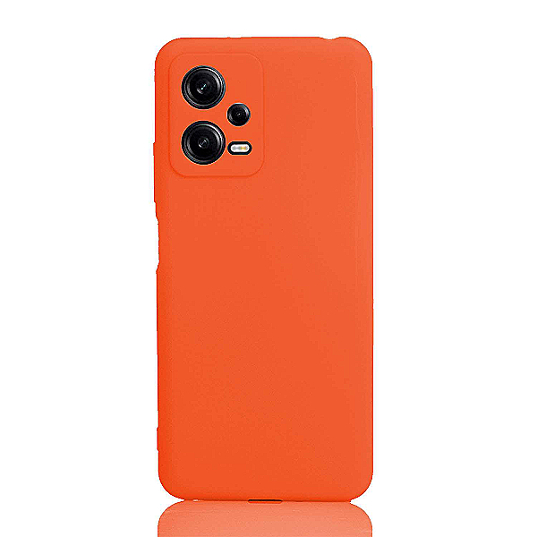 Maskica za Xiaomi Redmi Note 12 (5G) / Poco X5 (5G) "One Color Rhapsody" - Fluorescentno narančasta