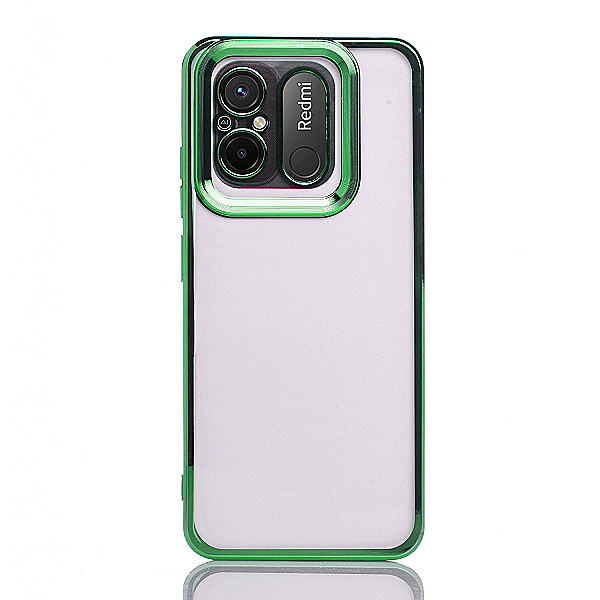 Maskica za Xiaomi Redmi 12C "Elegant Transparent Case" - Zelena