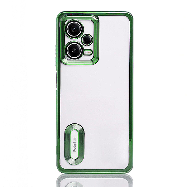 Maskica za Xiaomi Redmi Note 12 Pro (5G) "Elegant Transparent Case" - Zelena