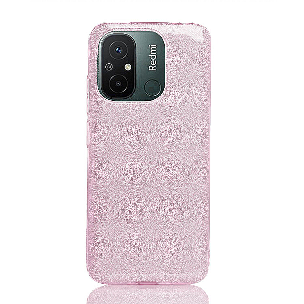 Maskica za Xiaomi Redmi 12C "Diamonds Are Forever" - Roza