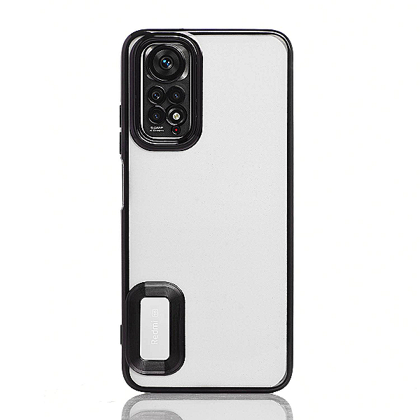 Maskica za Xiaomi Redmi Note 11 / 11S "Elegant Transparent Case" - Crna