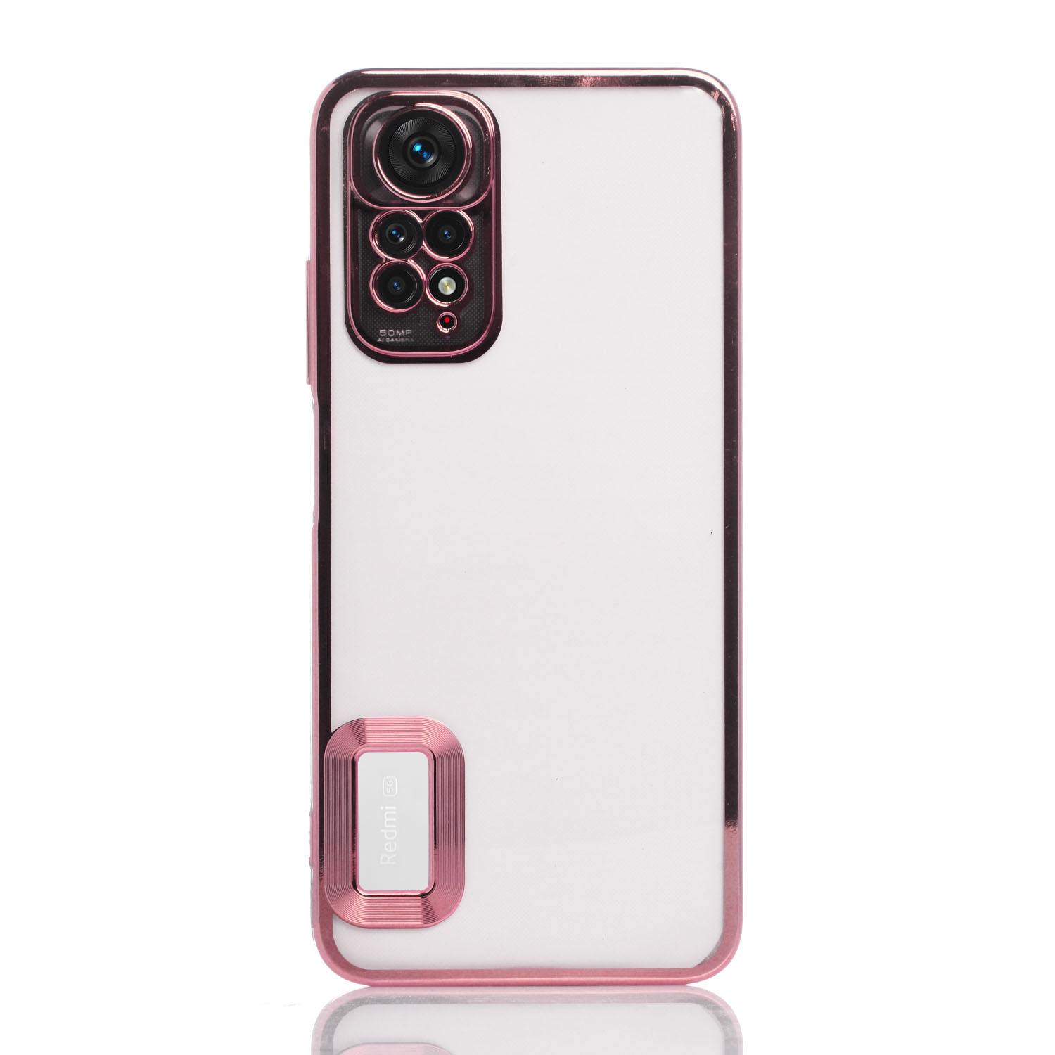 Maskica za Xiaomi Redmi Note 11 Pro "Elegant Transparent Case" - Roza