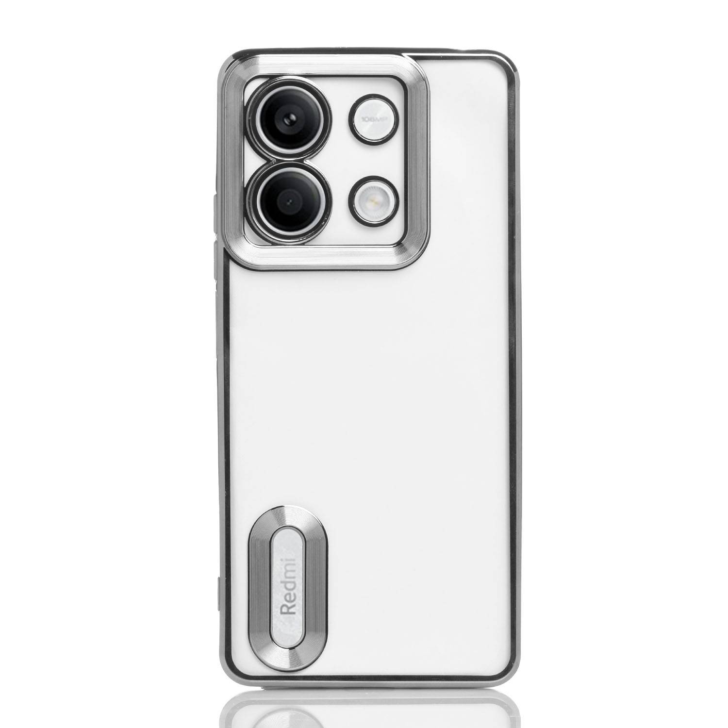 Maskica za Xiaomi Redmi Note 13 (5G) "Elegant Transparent Case" - Srebrna