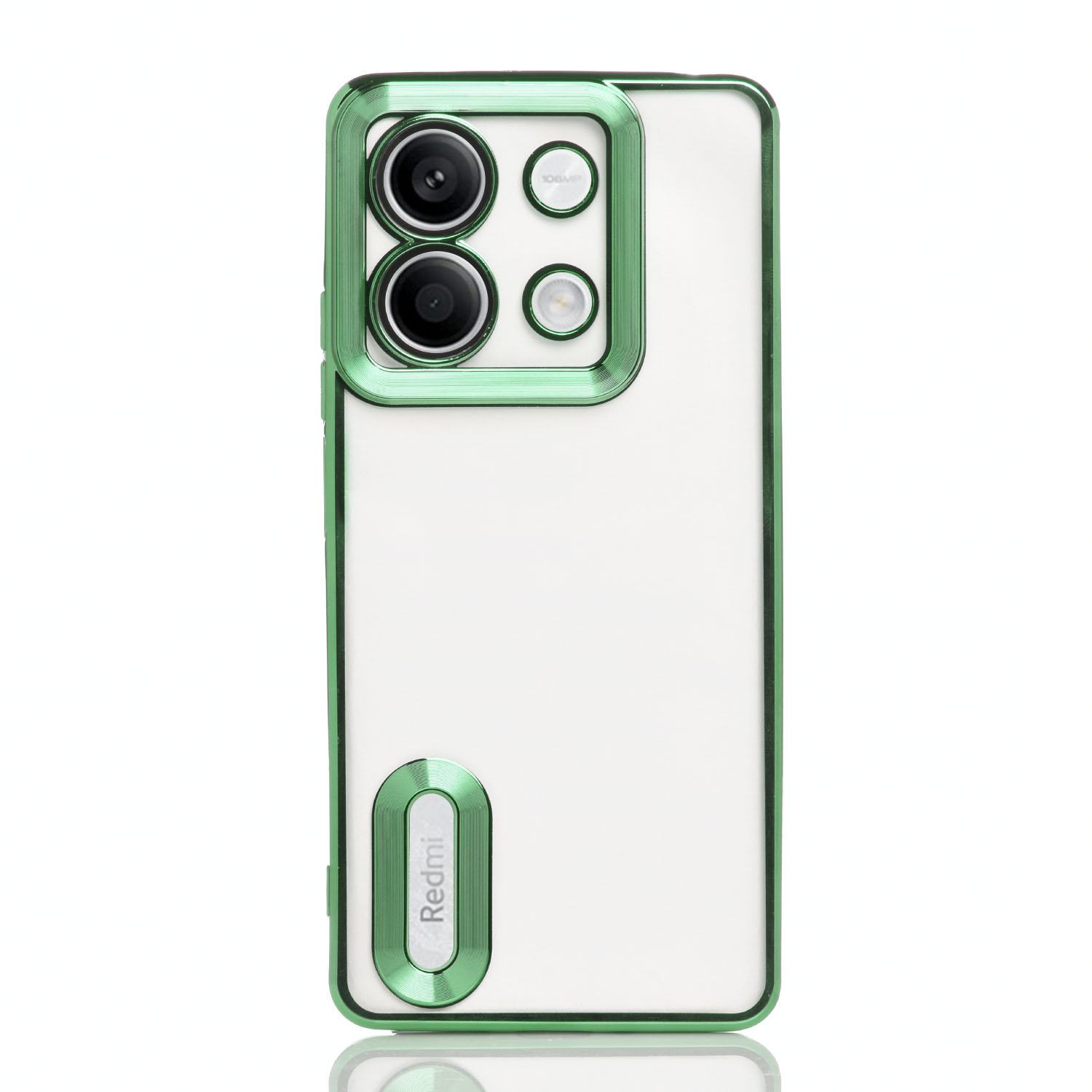 Maskica za Xiaomi Redmi Note 13 (5G) "Elegant Transparent Case" - Zelena Maskica za Xiaomi Redmi Note 13 (5G) "Elegant Transparent Case" - Zelena