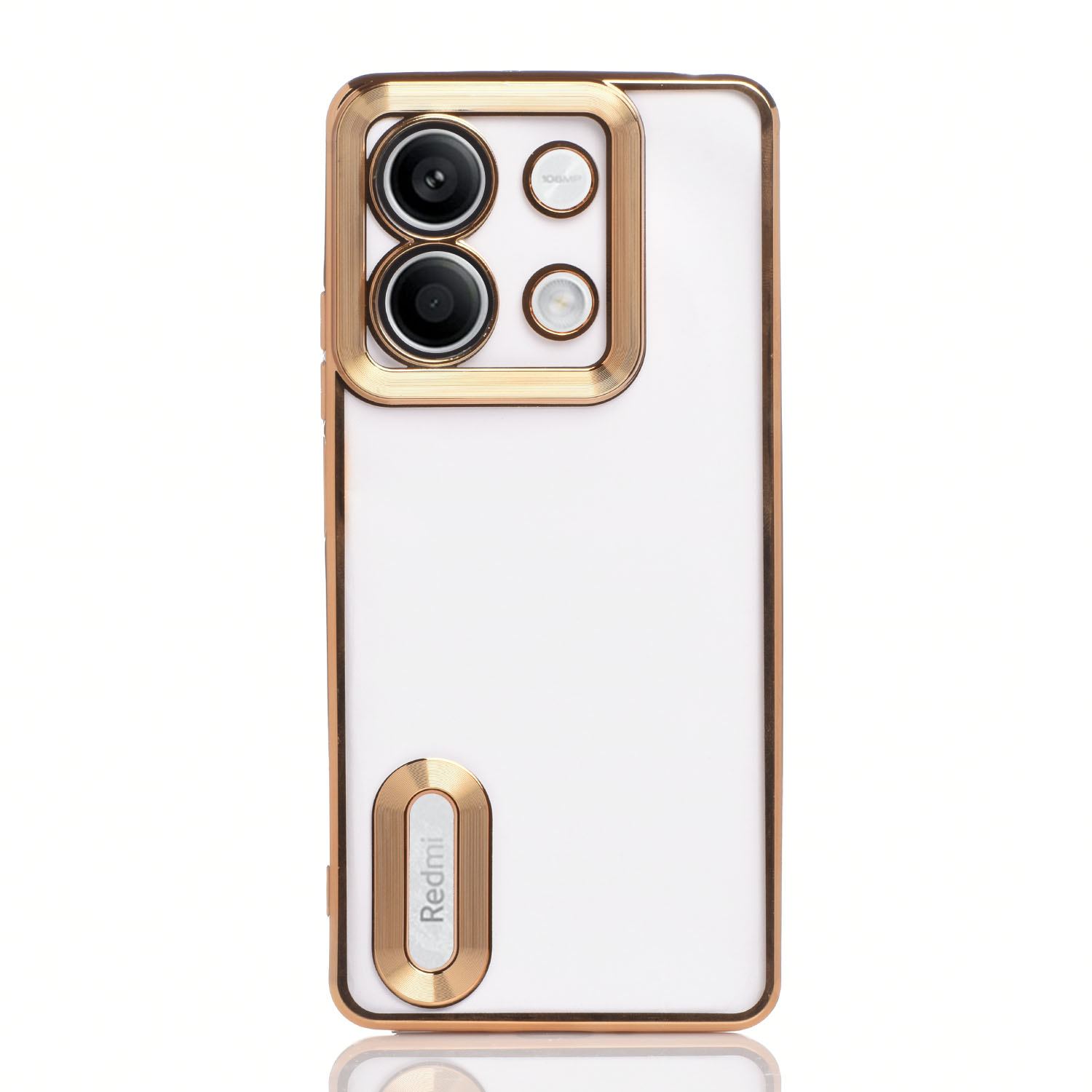 Maskica za Xiaomi Redmi Note 13 (5G) "Elegant Transparent Case" - Zlatna