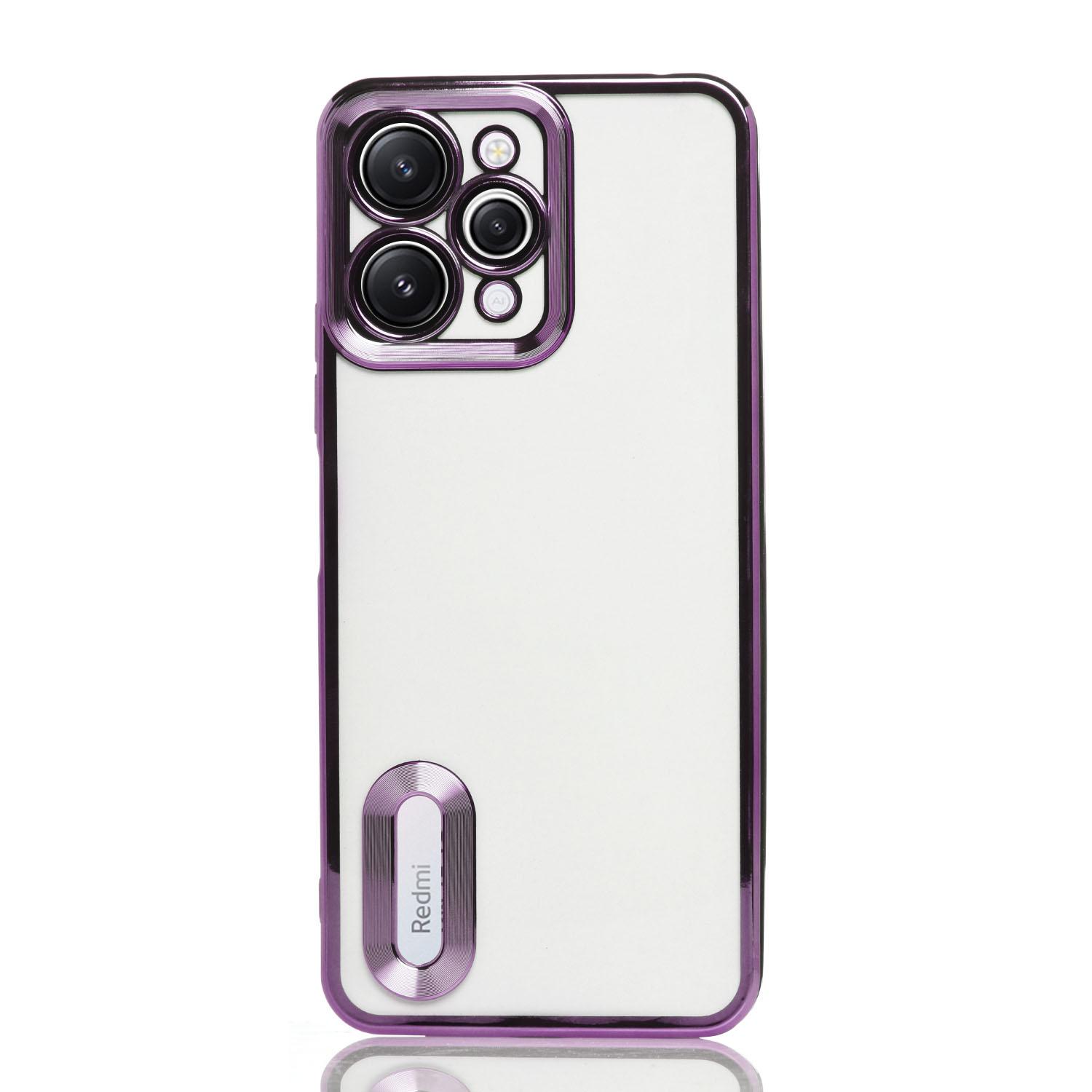 Maskica za Xiaomi Redmi 12 (4G) "Elegant Transparent Case" - Ljubičasta Maskica za Xiaomi Redmi 12 (4G) "Elegant Transparent Case" - Ljubičasta