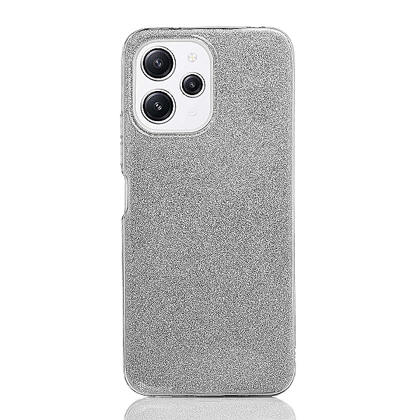 Maskica za Xiaomi Redmi 12 (4G)  "Diamonds Are Forever" - Srebrna