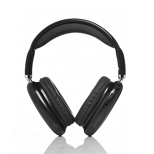 Bežične naglavne Bluetooth slušalice - Crna 