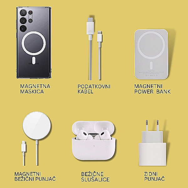 6u1 Paket za Samsung - bežično punjenje
